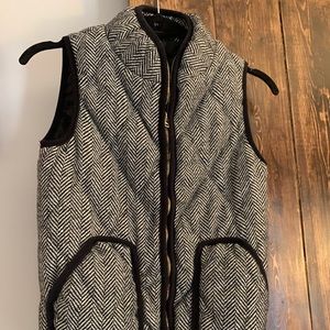 Herringbone Puffer Vest